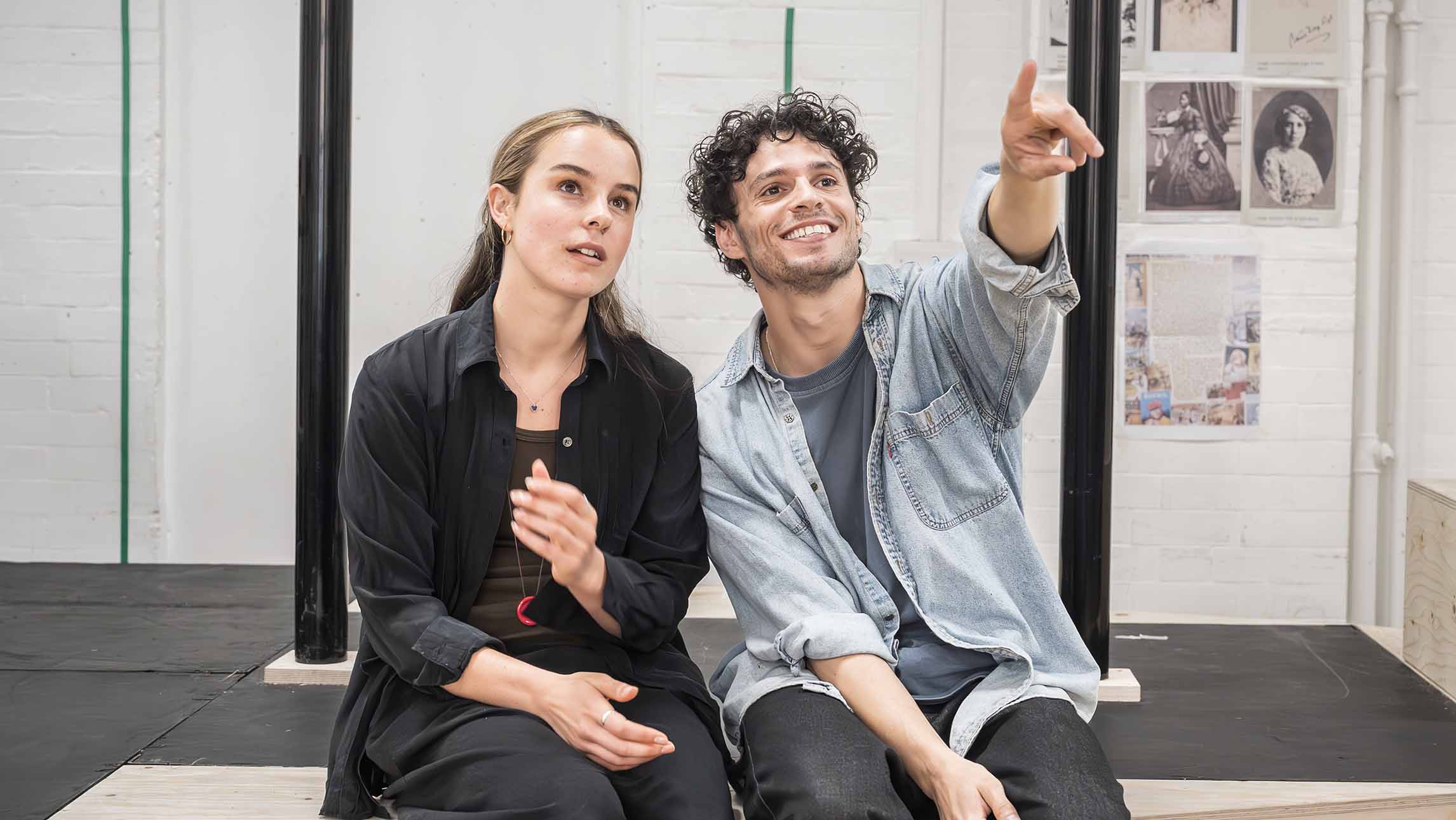 Cast of Wendy & Peter Pan in rehearsals