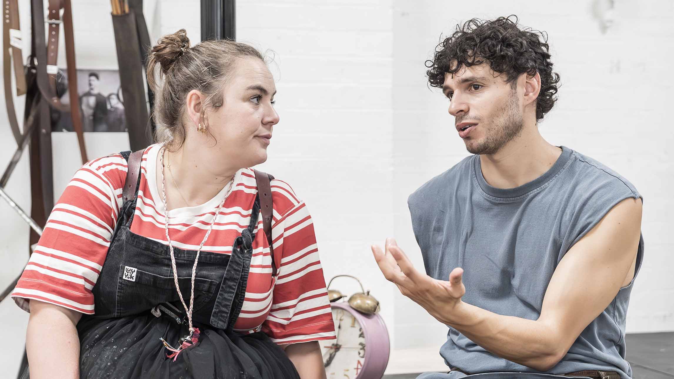 Cast of Wendy & Peter Pan in rehearsals