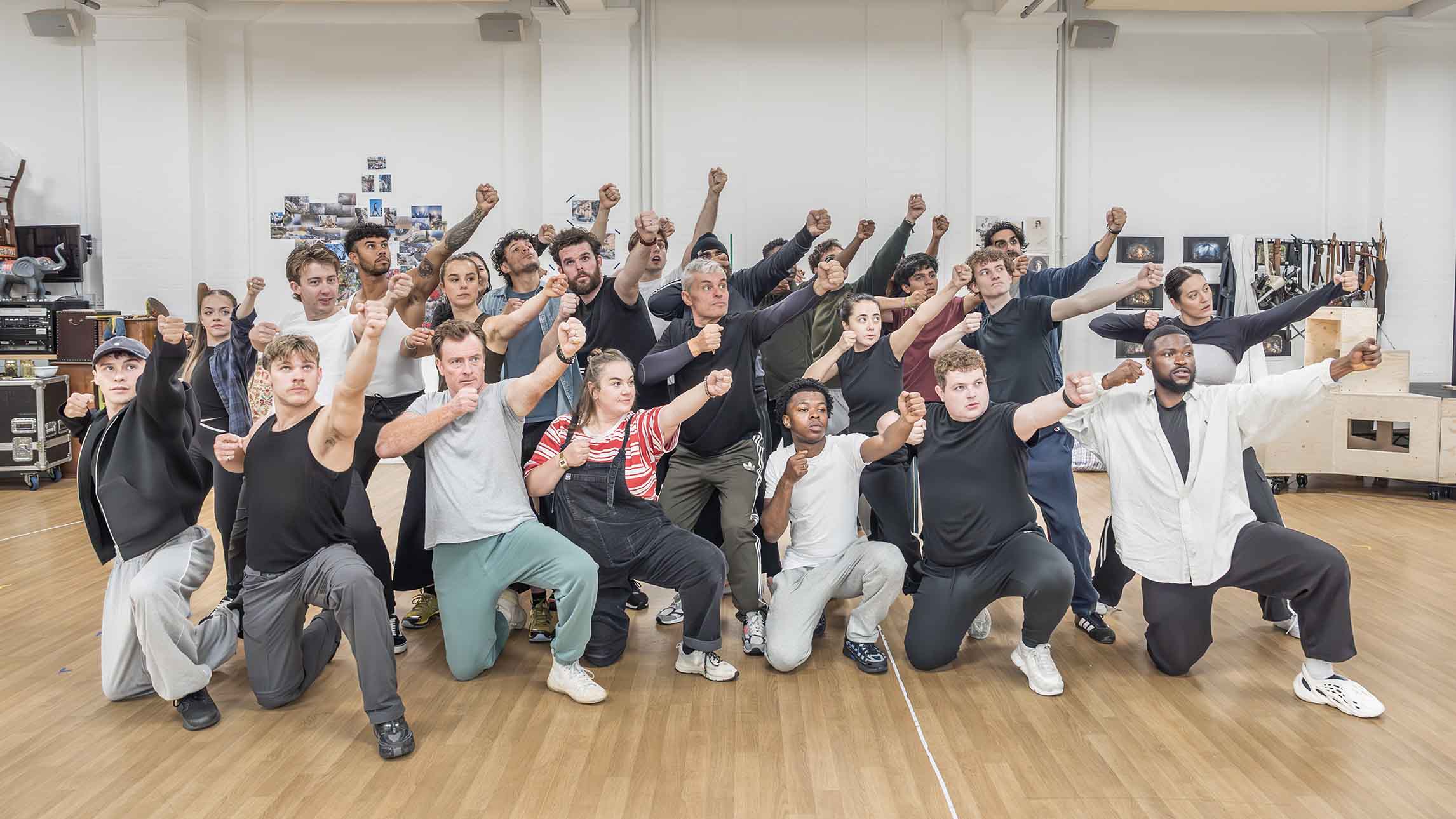 Cast of Wendy & Peter Pan in rehearsals