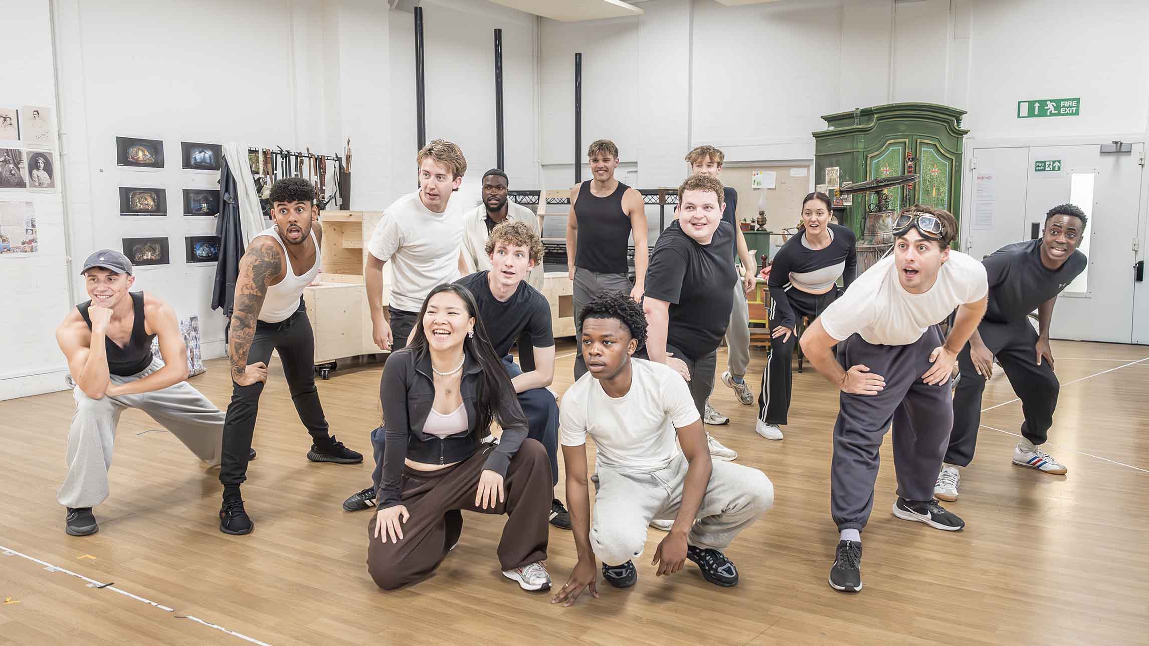 Cast of Wendy & Peter Pan in rehearsals
