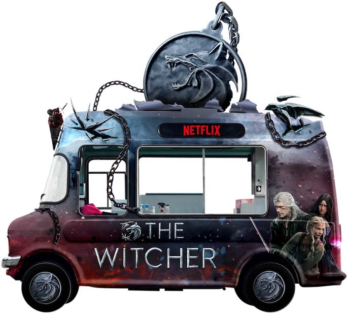 The Witcher ice cream van