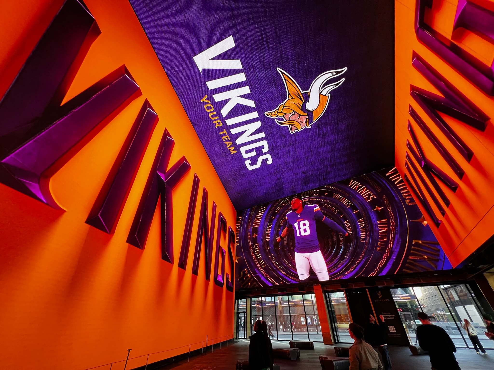 NFL Vikings interior shot