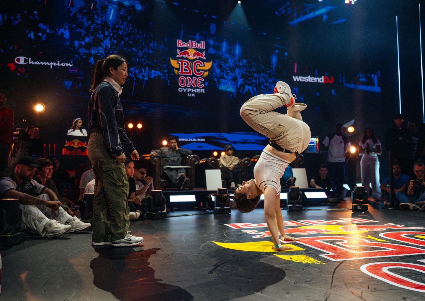 Red Bull Break Dancers at the HERE venue