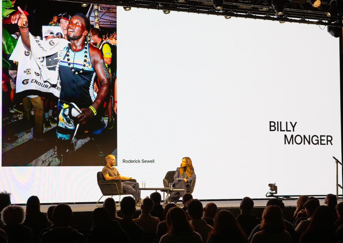 Billy Monger at Revolut event at Outernet