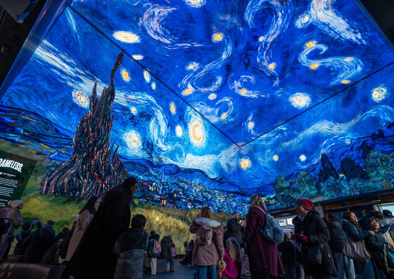 Frameless Starry Night Van Gogh