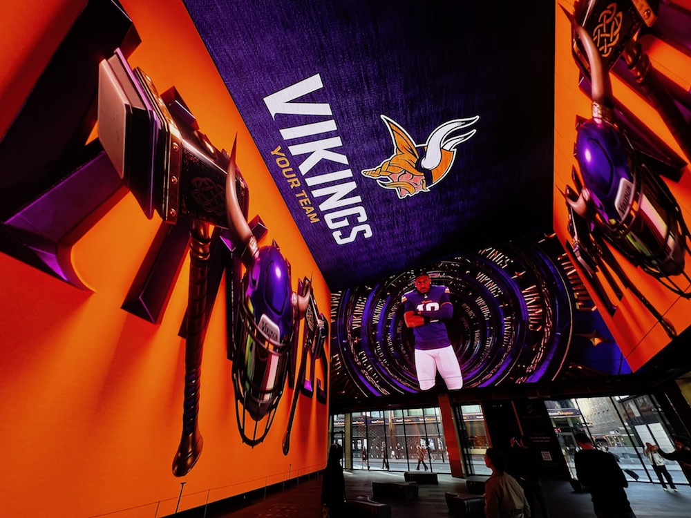 NFL Vikings Now Building Interior