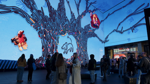 The Lion King Tree in The Now Building